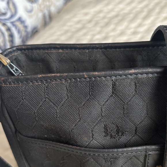 Dior Vintage Black Crossbody Bag with Gold Accents - Picture 11 of 16